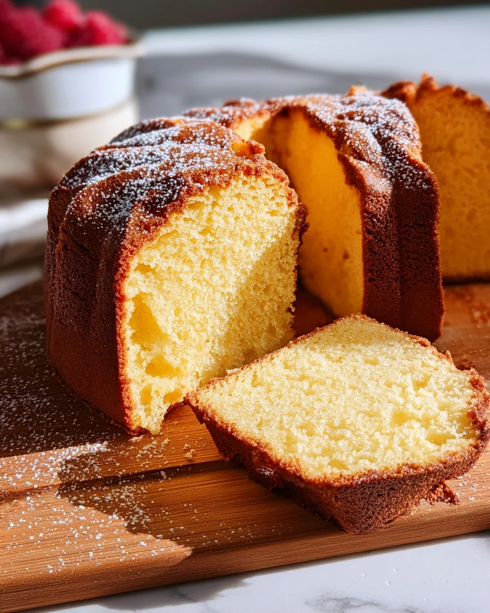 Old Fashioned Pound Cake Old