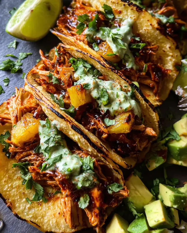 One Pan Chicken & Pineapple Tacos