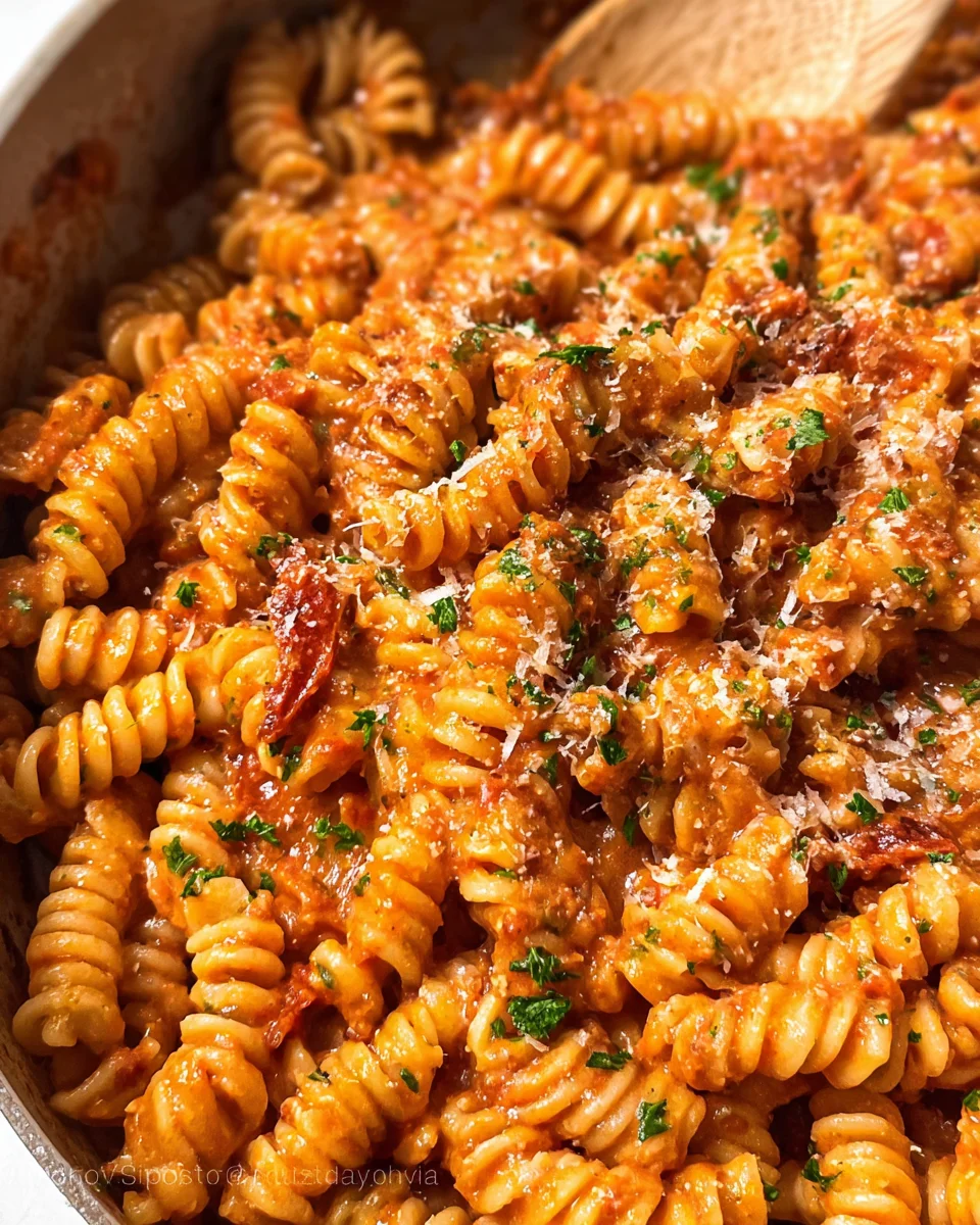 One Pot Creamy Tomato Pasta One