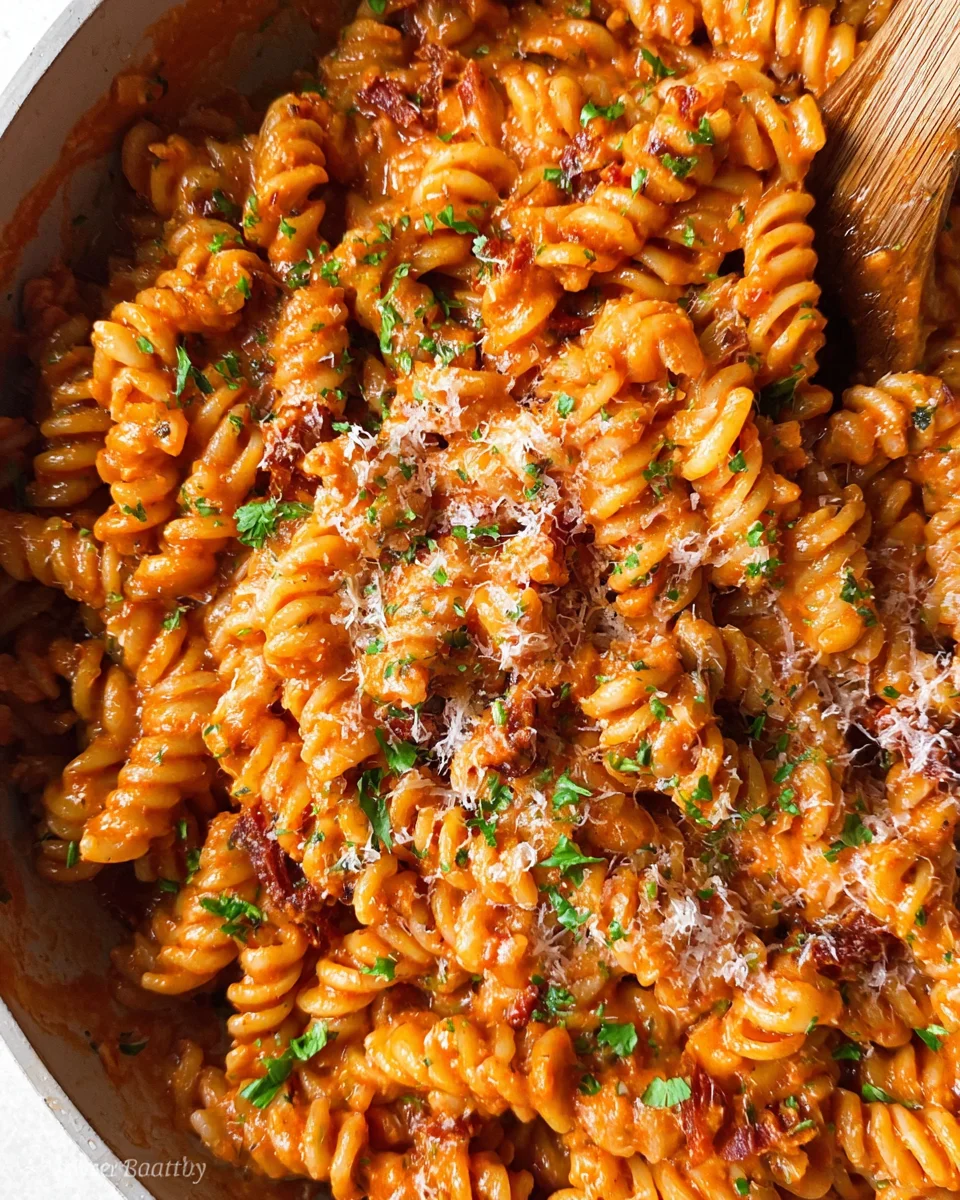 One Pot Creamy Tomato Pasta One