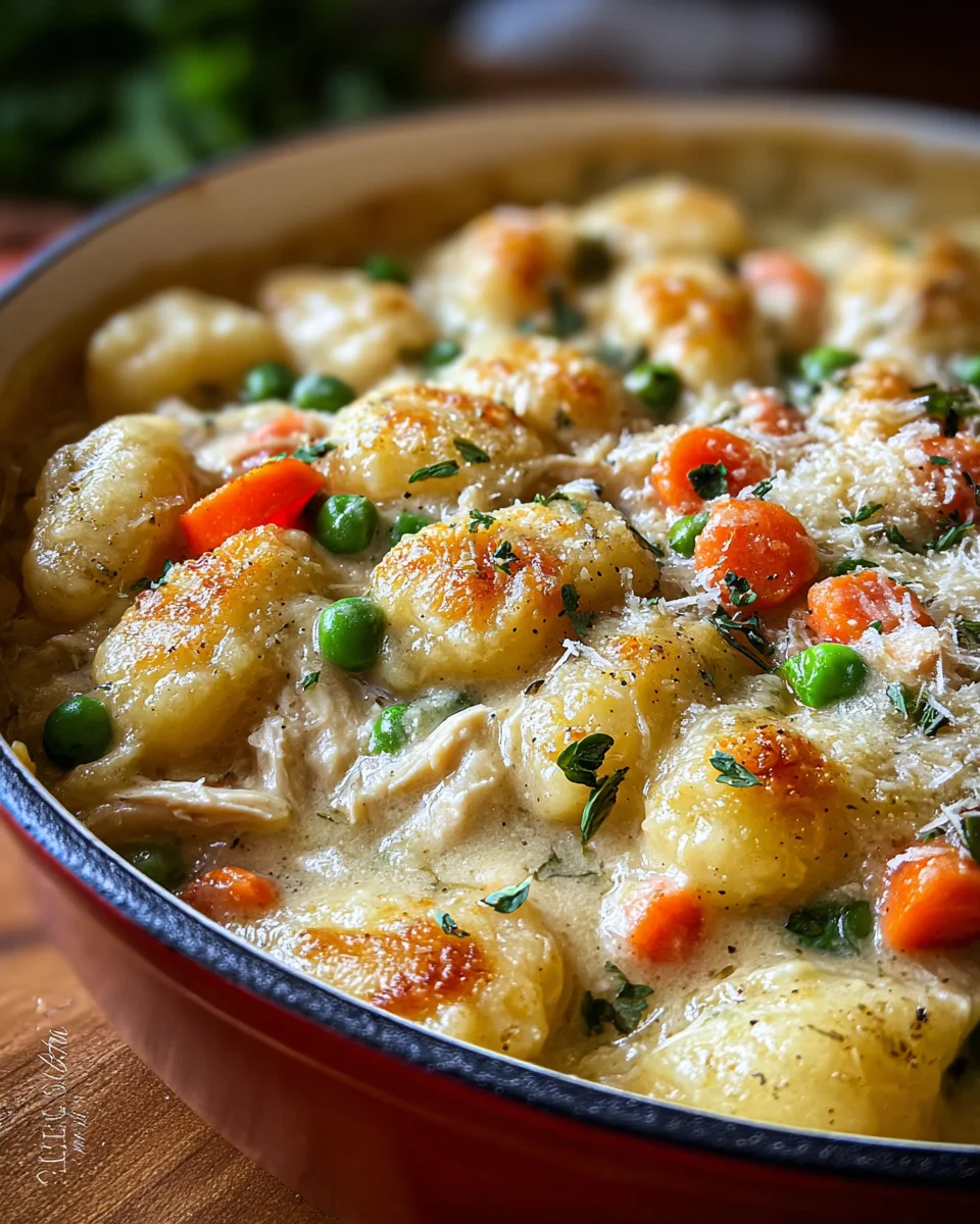 One Pot Gnocchi Chicken Pot Pie One