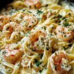 One Pot Shrimp and Crab Alfredo
