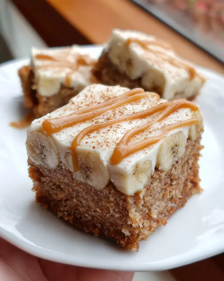 Ooey Gooey Banana Bars