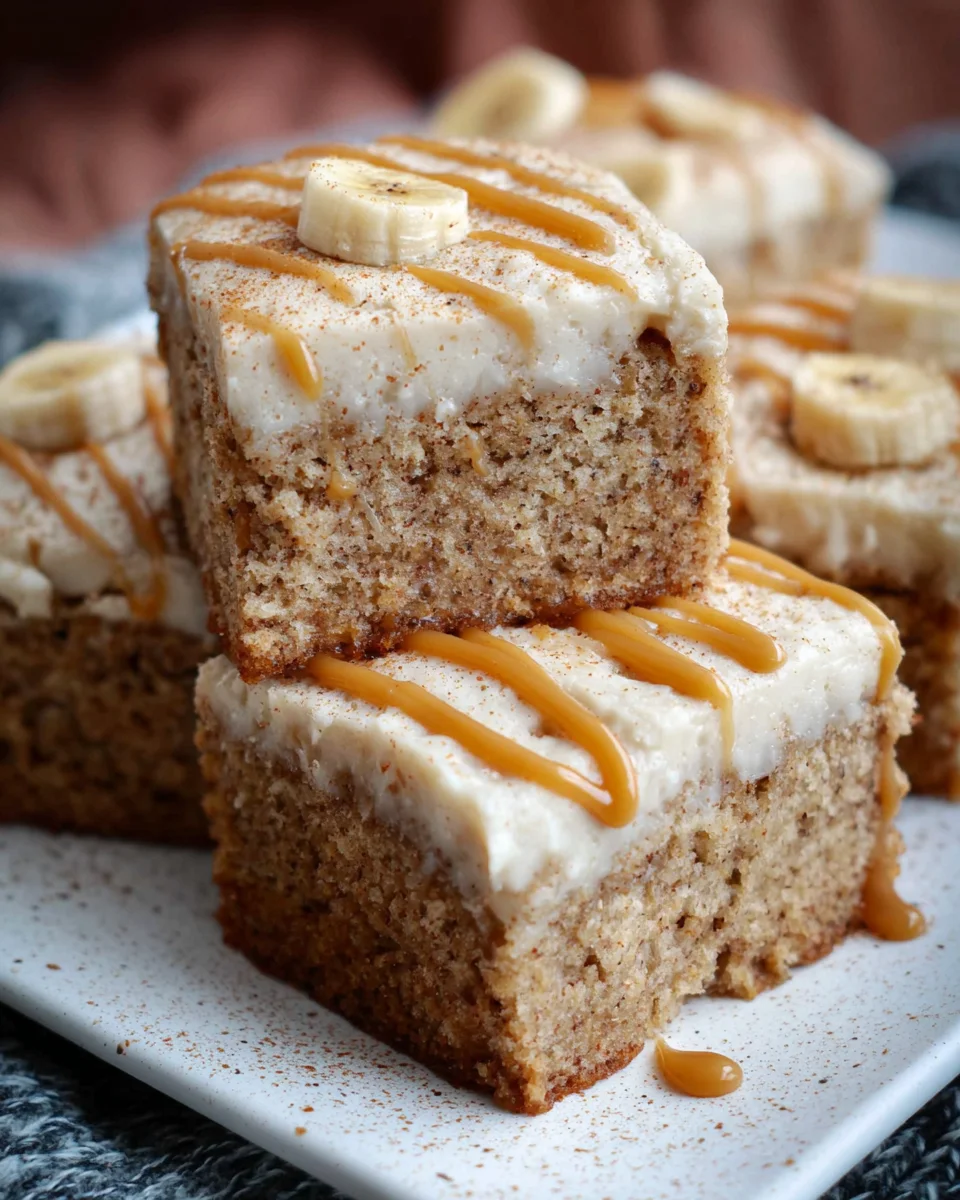 Ooey Gooey Banana Bars Ooey
