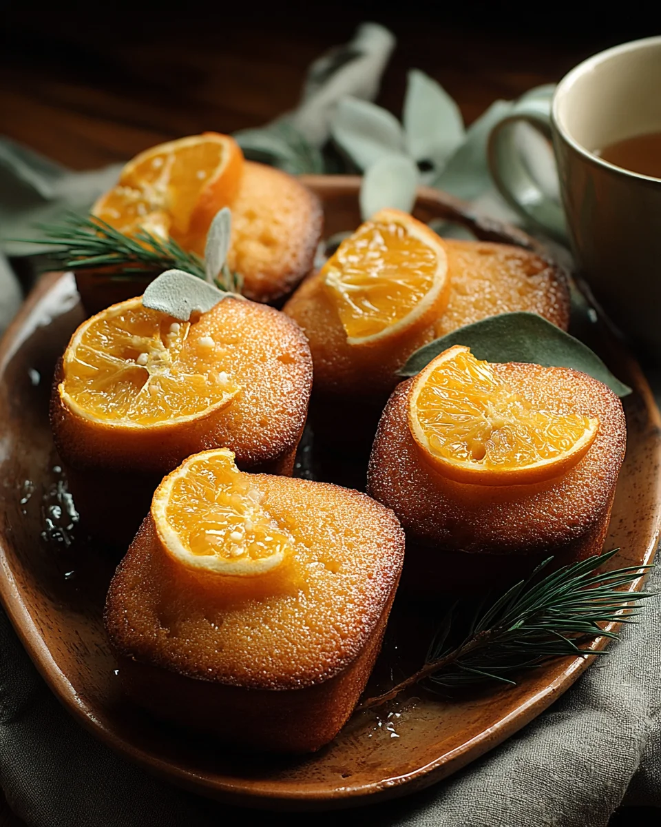 Orange Ginger Honey Cakes