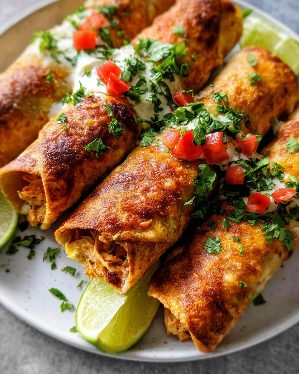 Oven Baked Chicken Taquitos Recipe Oven