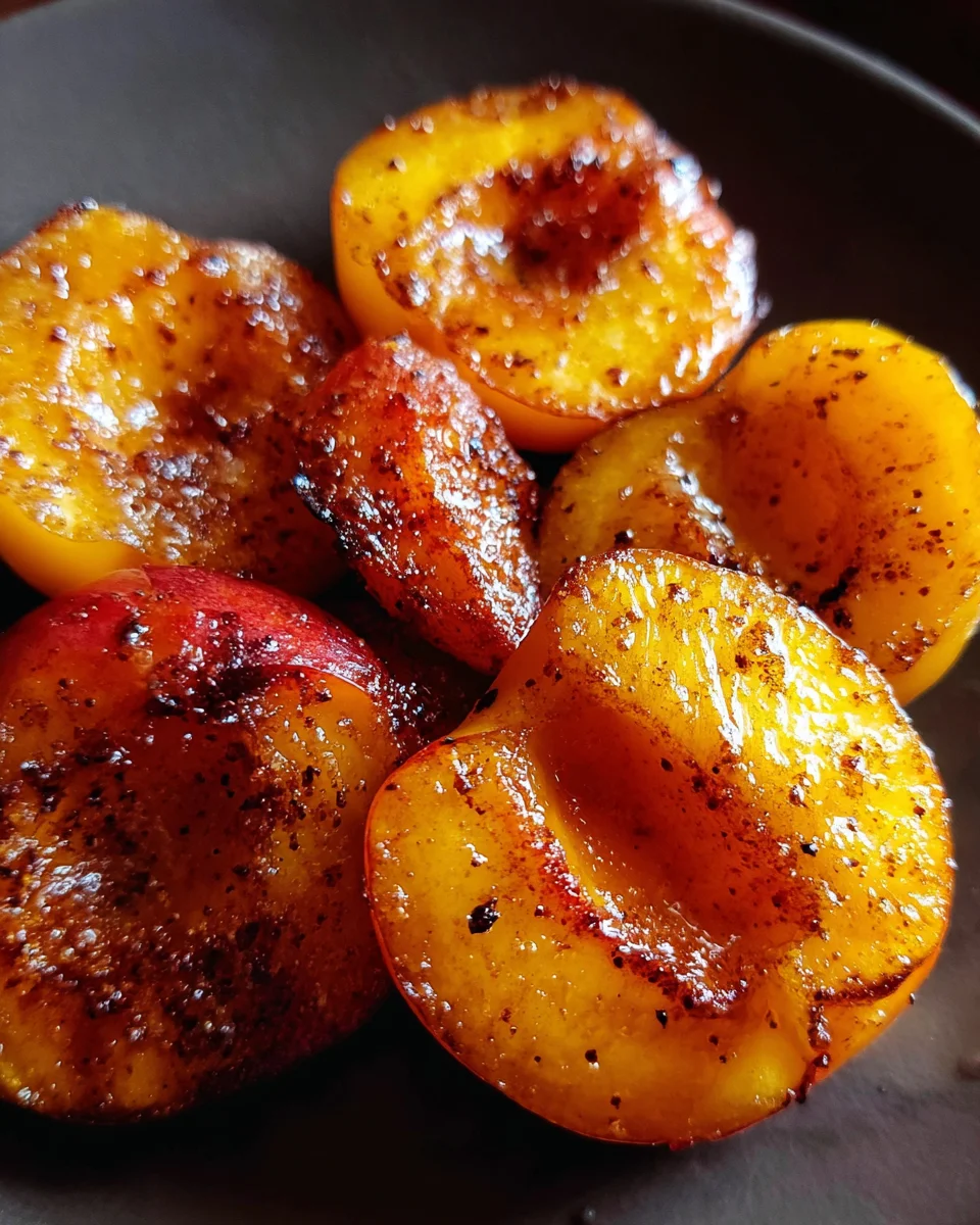 Pan Fried Peaches Pan