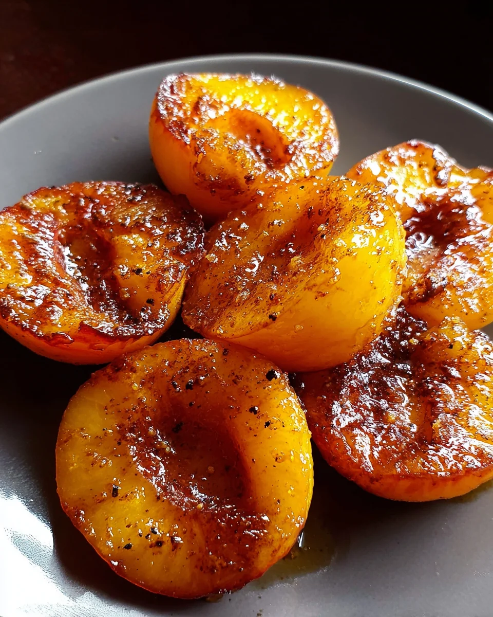 Pan Fried Peaches Pan