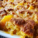 Peach Cobbler with Cake Mix