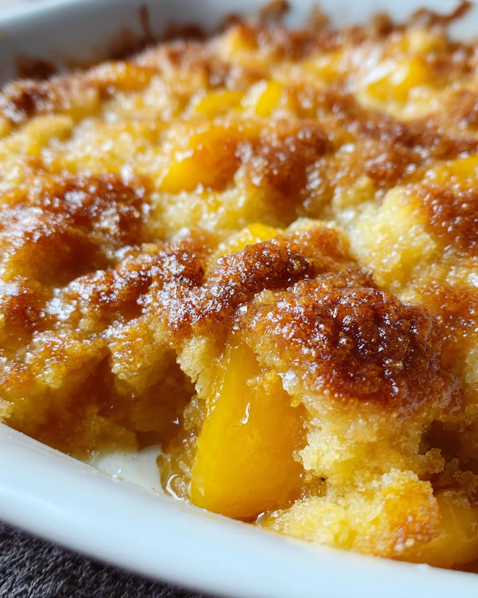 Peach Cobbler with Cake Mix 19 Peach