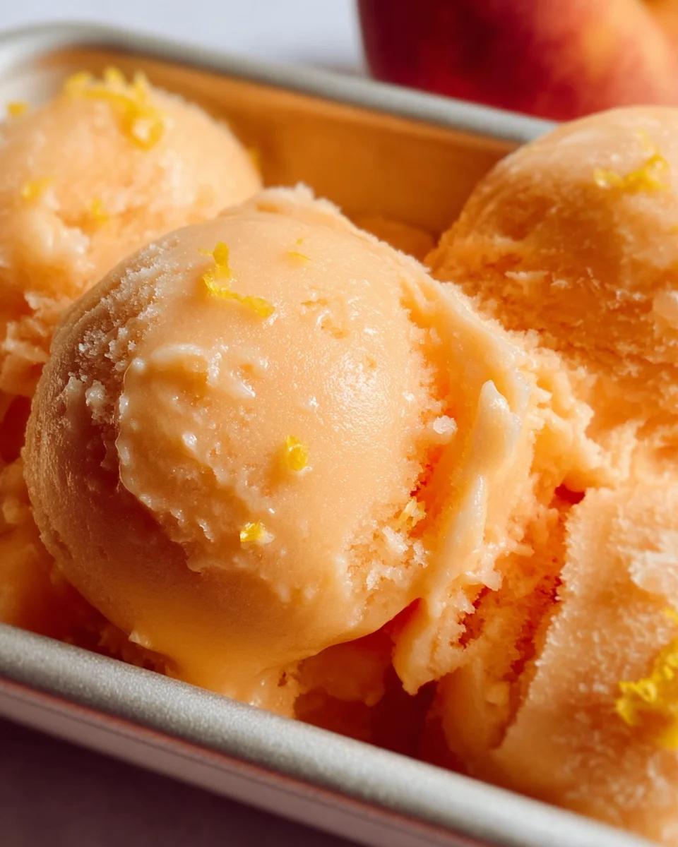 Peach Sorbet