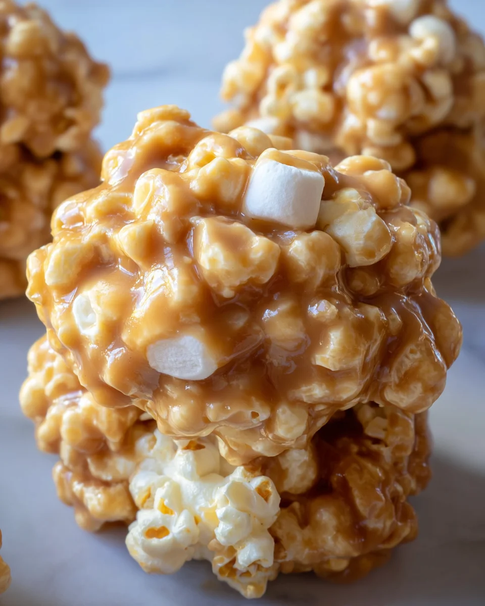 Peanut Butter Popcorn Balls Peanut Butter Popcorn Balls
