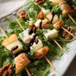 Pear & Brie Cheese Salad Skewers Pear & Brie Cheese Salad Skewers