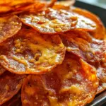 Pepperoni Cheese Crisps Pepperoni Cheese Crisps
