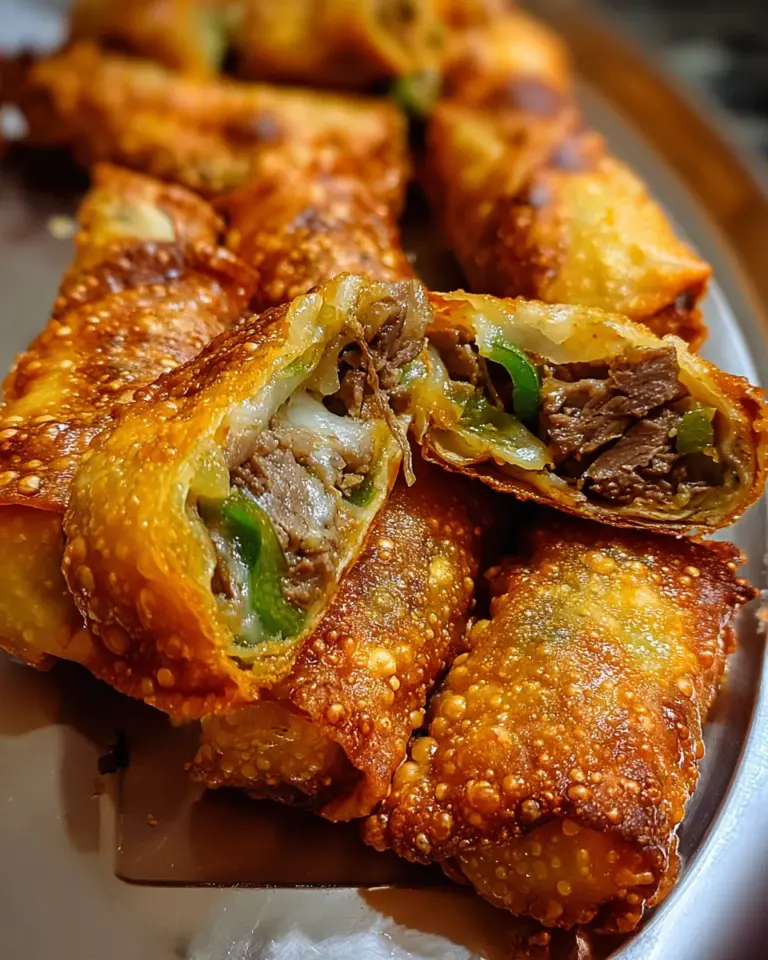 Philly Cheesesteak Egg Roll