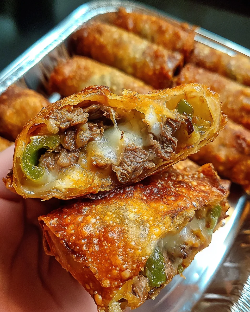 Philly Cheesesteak Egg Roll Philly