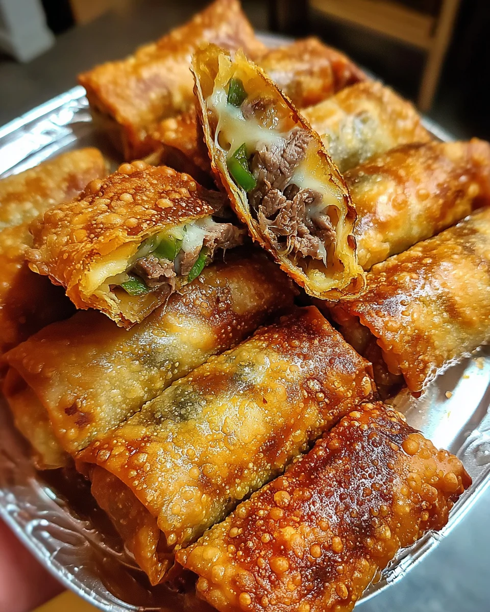 Philly Cheesesteak Egg Roll Philly