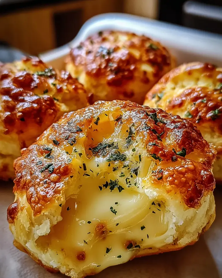 Pillsbury Biscuit Garlic Butter Cheese Bombs