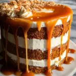 Pumpkin Cake with Cream Cheese Frosting and Salted Caramel Drizzle Pumpkin Cake with Cream Cheese Frosting and Salted Caramel Drizzle