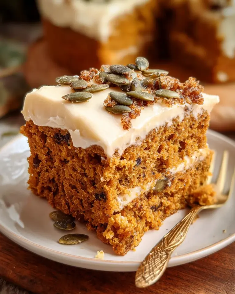 Pumpkin Spice Cake with Brown Sugar Cream Cheese Frosting