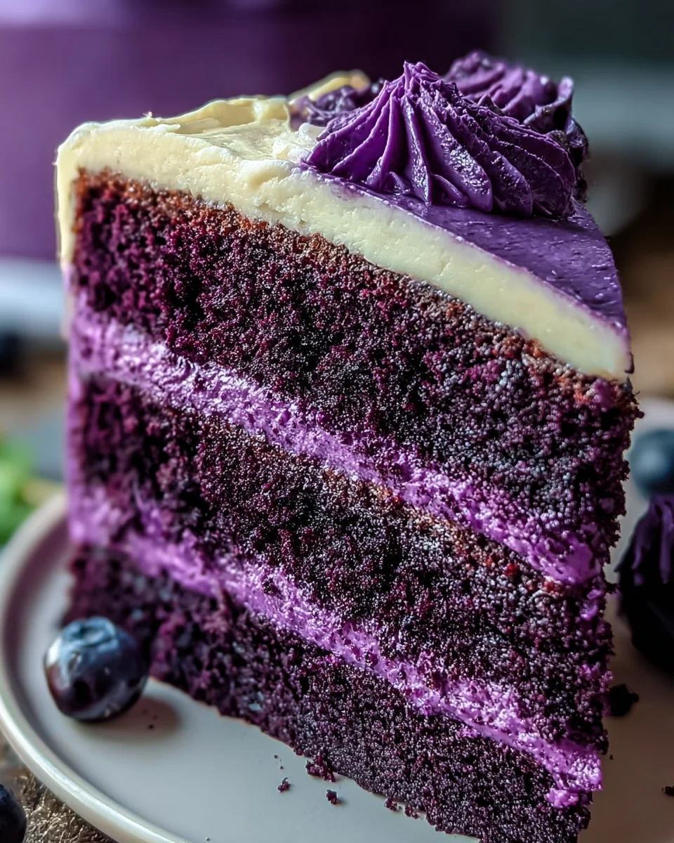 Purple Velvet Cake Purple