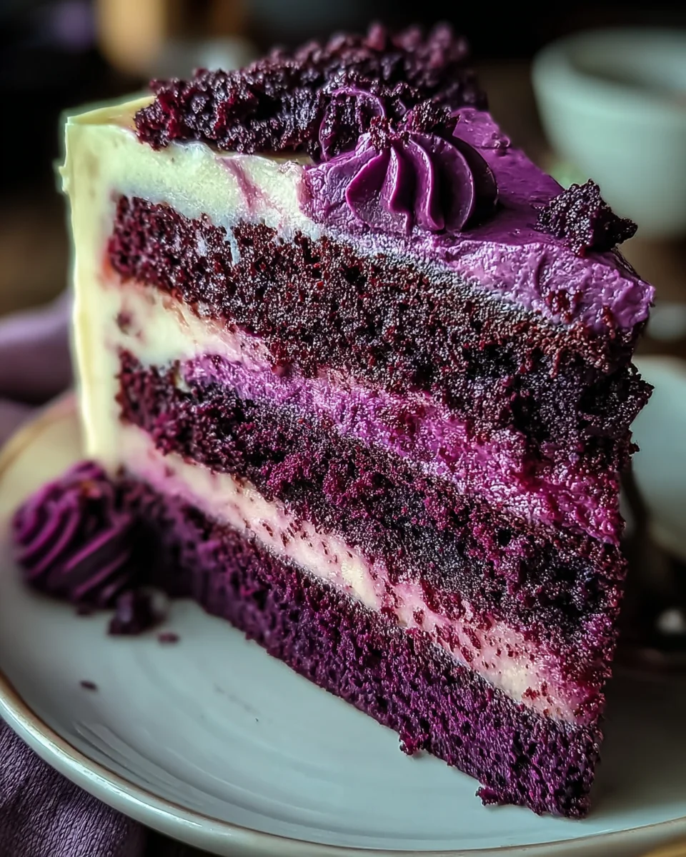 Purple Velvet Cake Purple