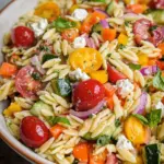 Rainbow Orzo Salad 28 Rainbow Orzo Salad
