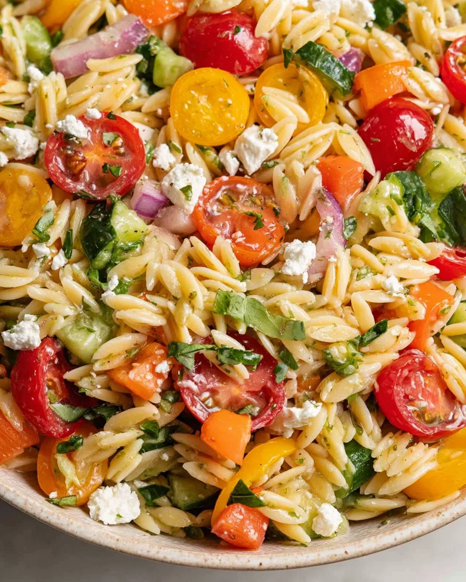 Rainbow Orzo Salad 27 Rainbow