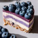 Raw Vegan Blueberry Cheesecake