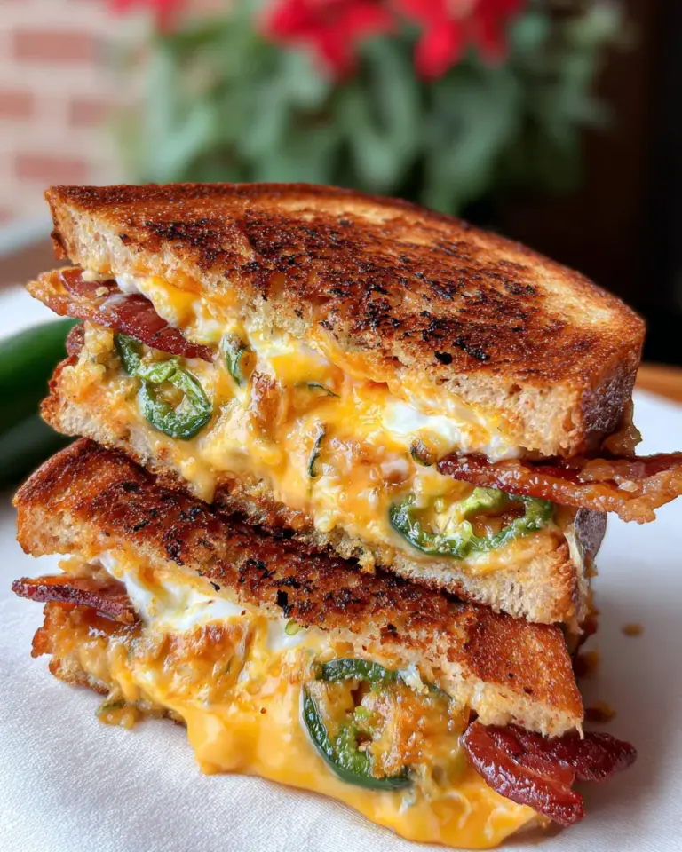 Roasted Jalapeño Popper Grilled Cheese