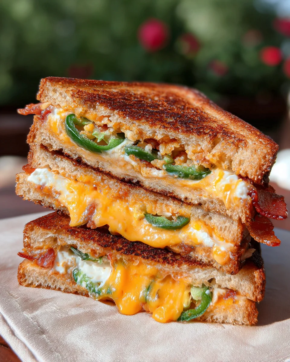 Roasted Jalapeño Popper Grilled Cheese Roasted