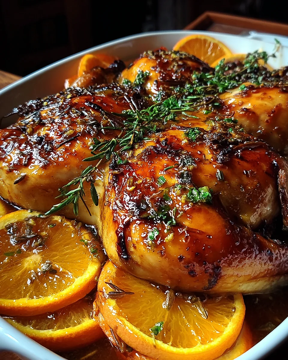 Roasted Orange Chicken Roasted