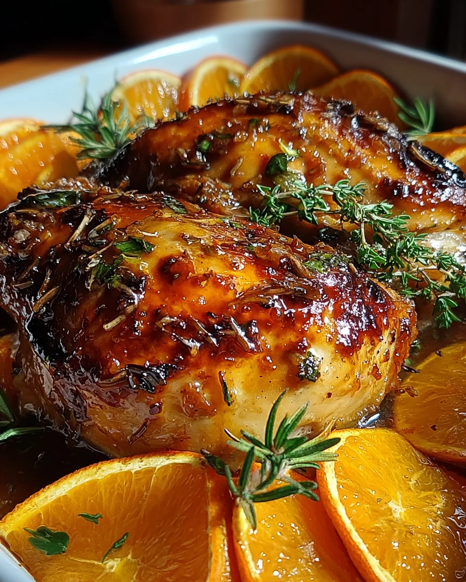 Roasted Orange Chicken Roasted