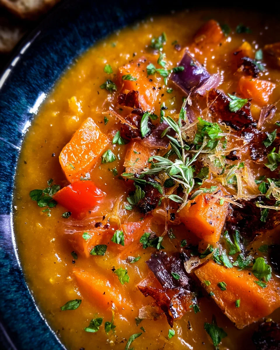 Roasted Vegetable Soup Roasted