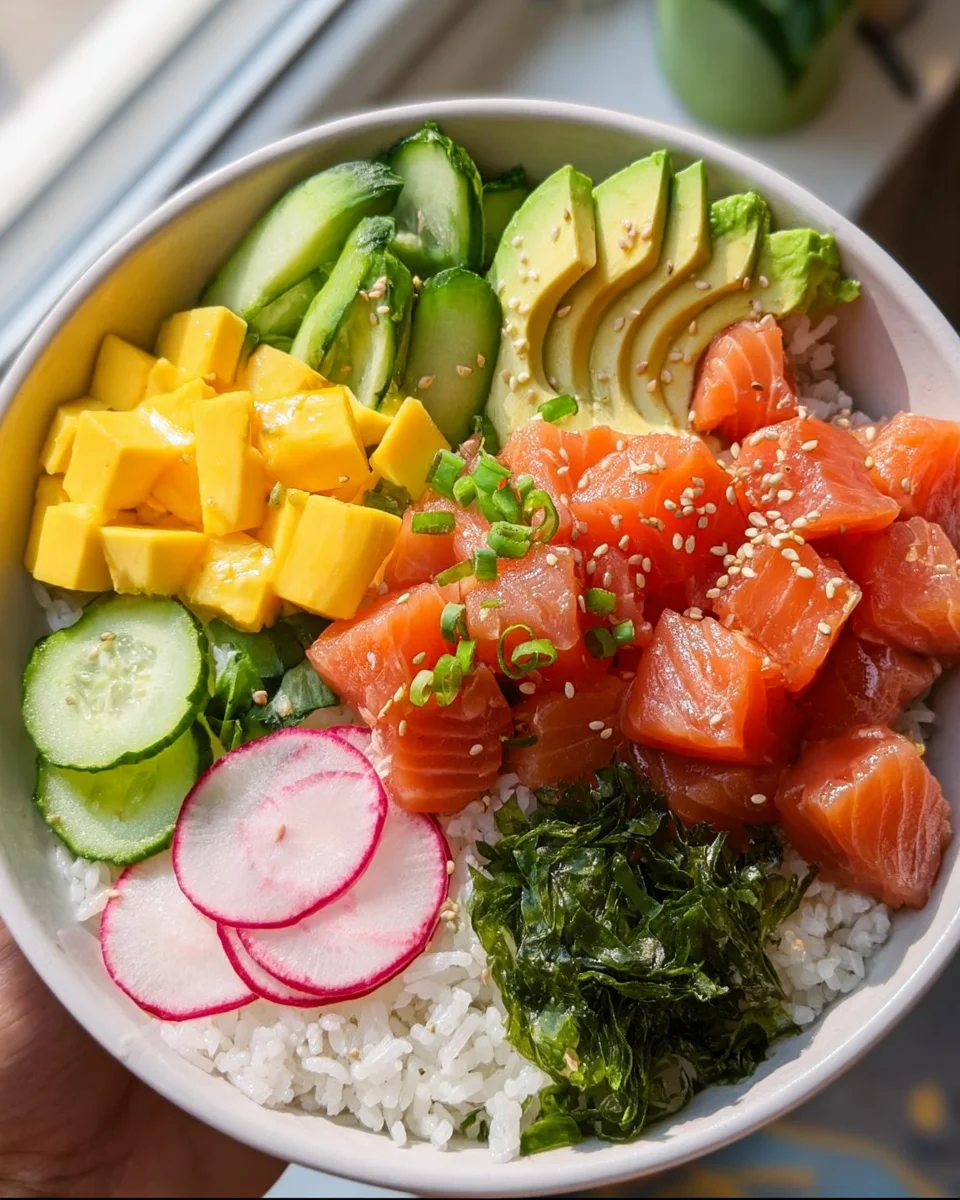Salmon Poke Bowl Salmon