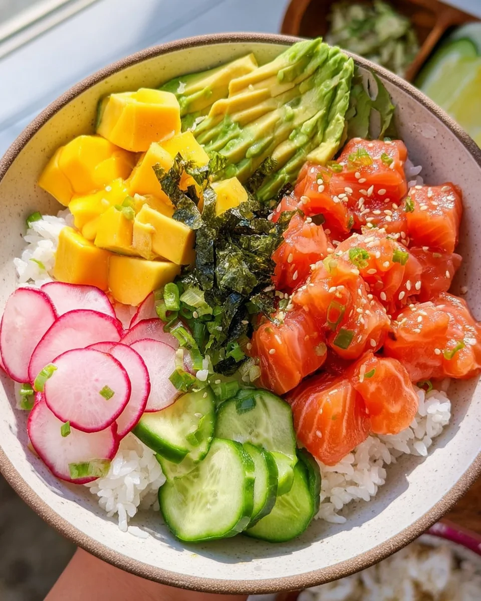 Salmon Poke Bowl Salmon
