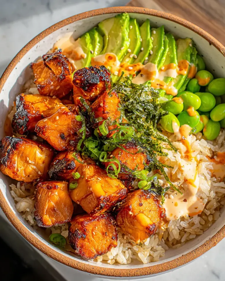 Salmon Teriyaki Bowl