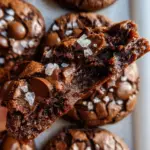 Salted Brownie Cookies Salted Brownie Cookies
