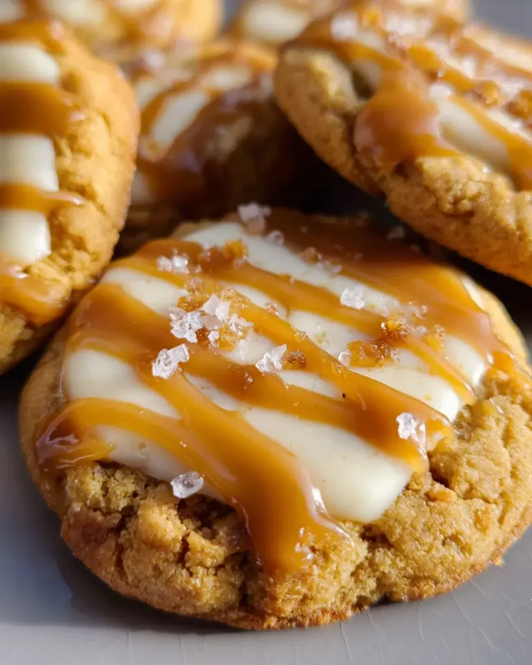 Salted Caramel Cheesecake Cookies Recipe