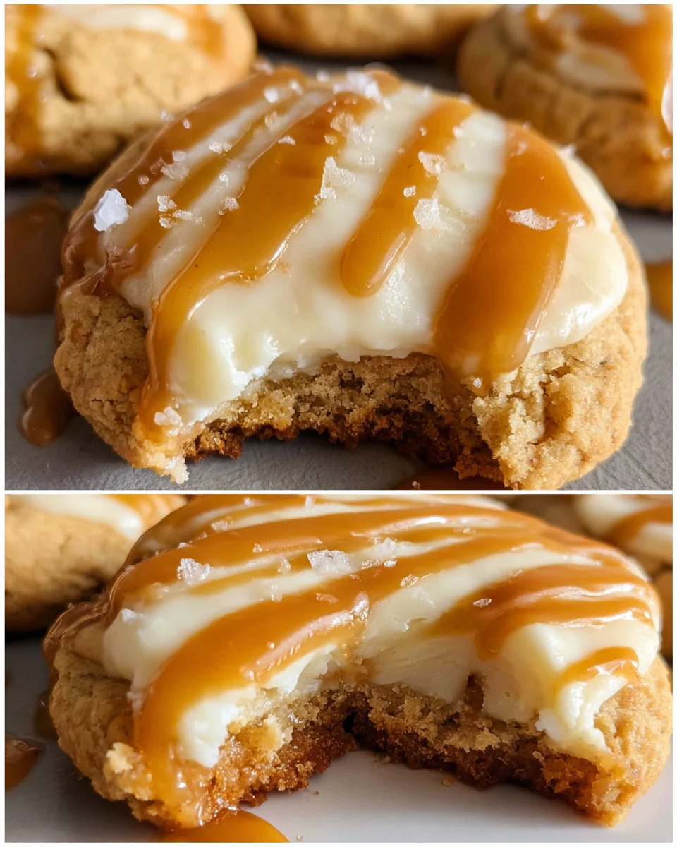 Salted Caramel Cheesecake Cookies Recipe Salted