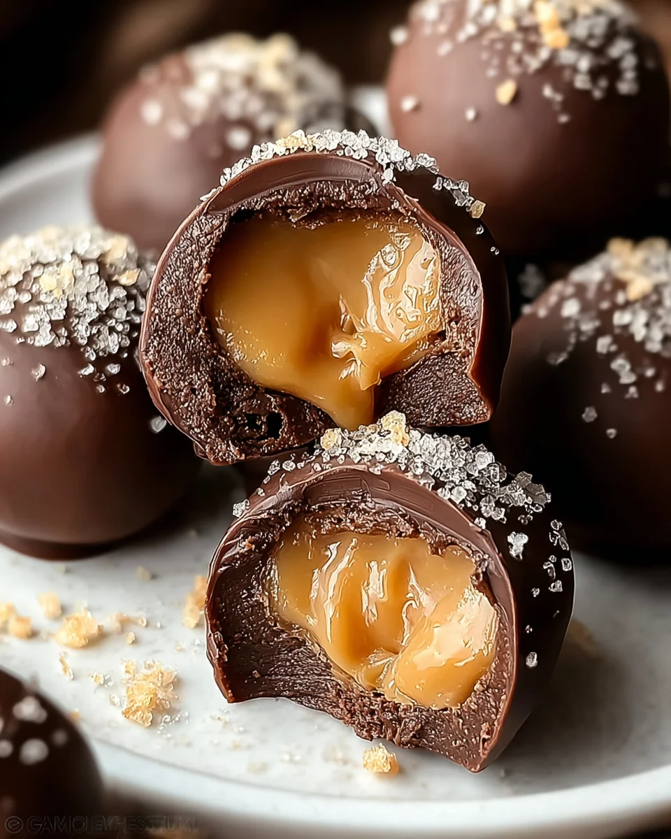 Salted Caramel Truffles Salted