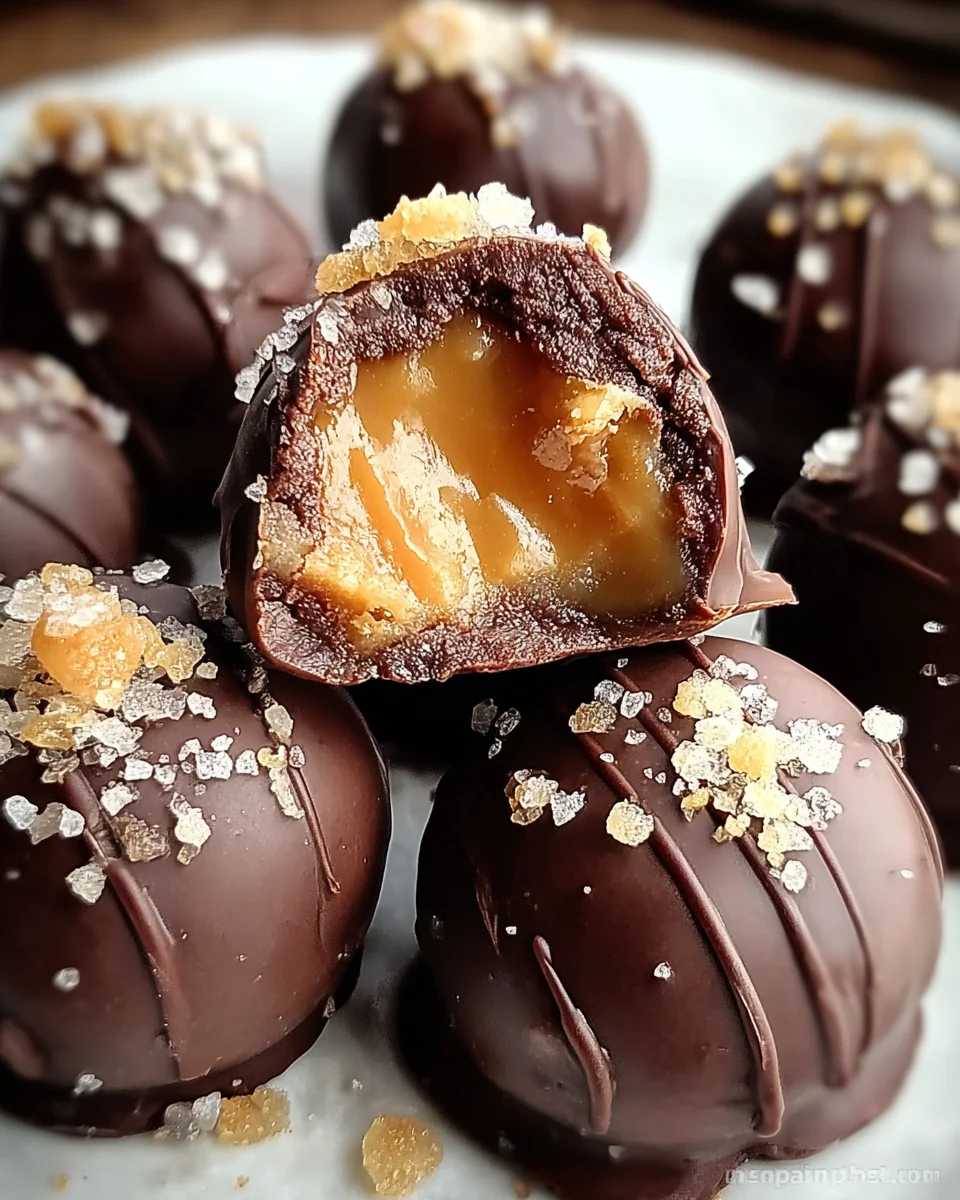 Salted Caramel Truffles Salted