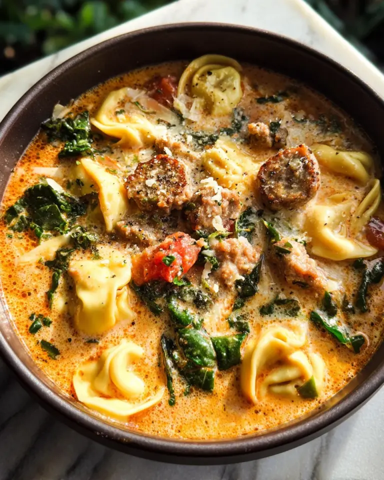Sausage Tortellini Soup