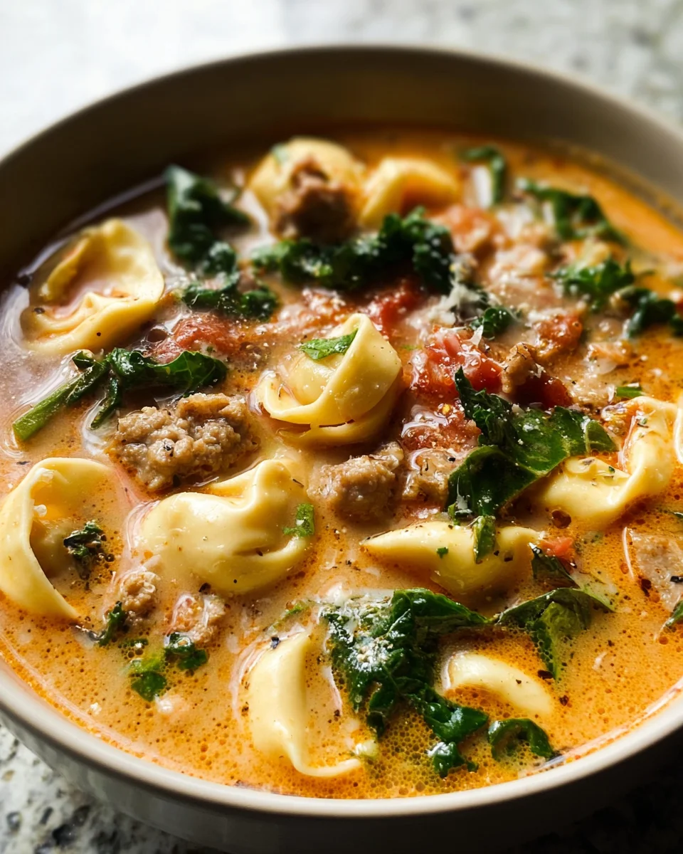 Sausage Tortellini Soup Sausage