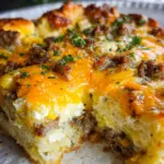 Savory Breakfast Sausage and Cheese Casserole Recipe Savory Breakfast Sausage and Cheese Casserole Recipe