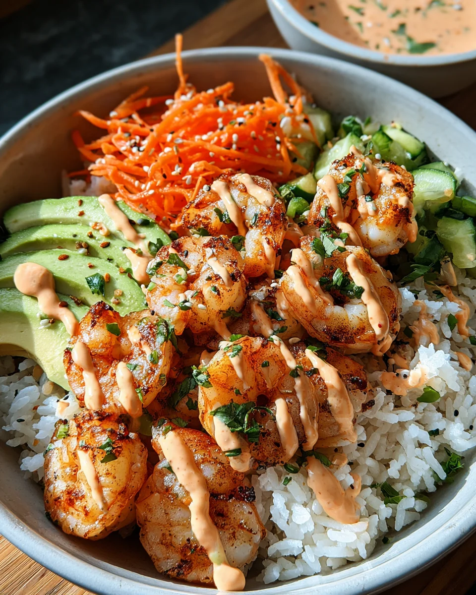 Shrimp Rice Bowls with Spicy Mayo 18 Shrimp Rice Bowls with Spicy Mayo