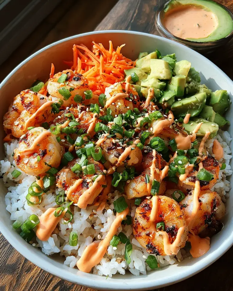 Shrimp Rice Bowls with Spicy Mayo