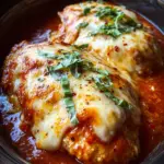 Slow Cooker Cheesy Mozzarella Chicken