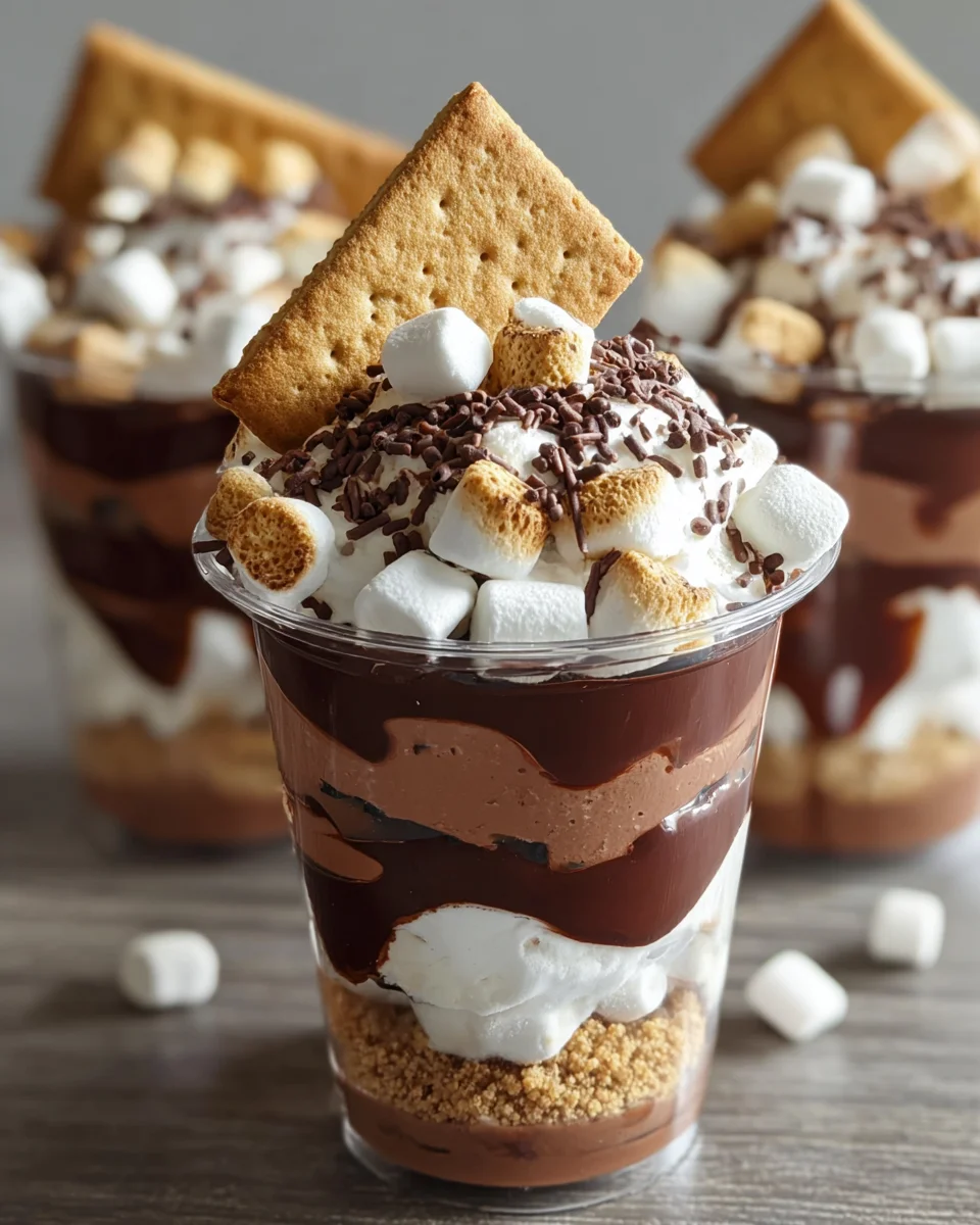 Smores Pudding Cups Smores