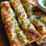 Sourdough Cheesy Breadsticks